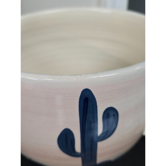 Handcrafted Ellis Prod. Marshall TX Stoneware Pottery Bowl Artist Signed - Picture 7 of 12